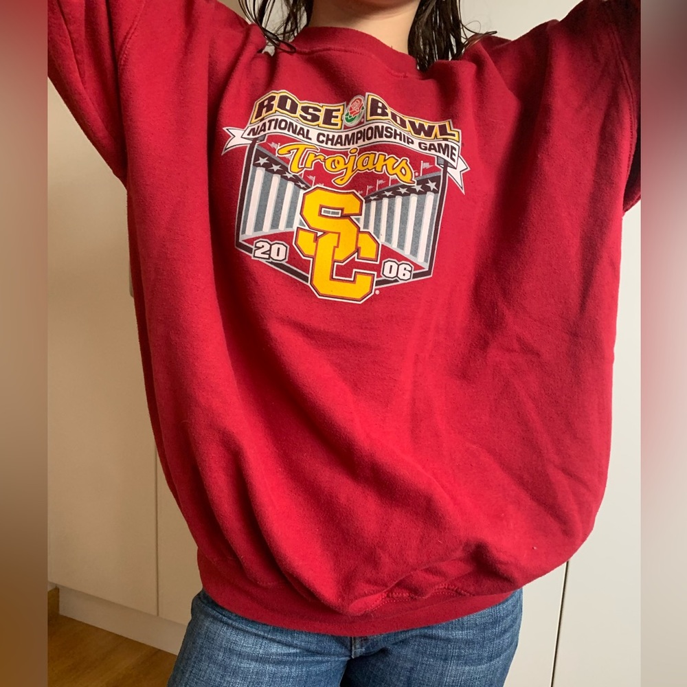 USC Trojan Rose Bowl Oversized Sweatshirt
